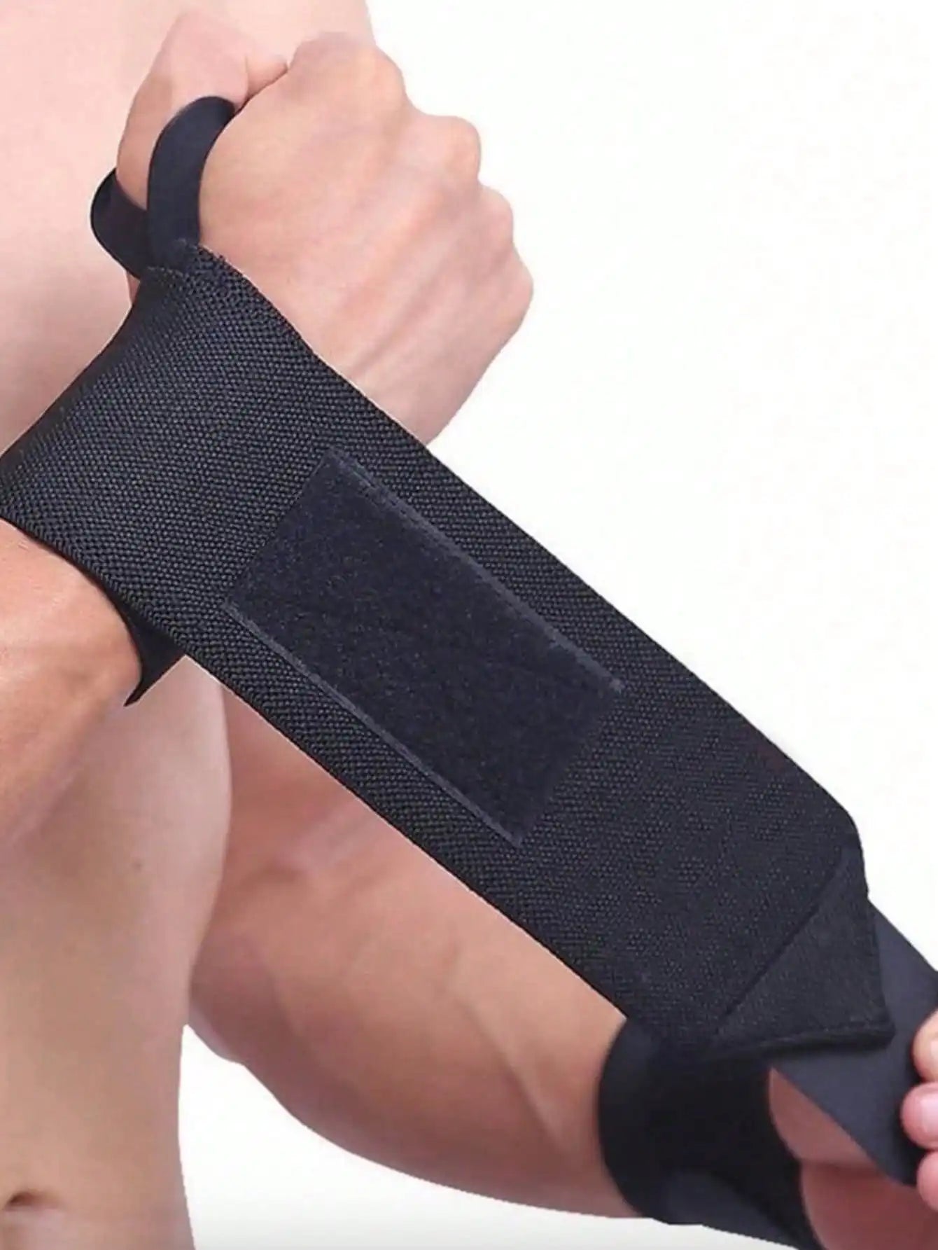 2 Pcs Elastic Wrist Wraps, Wrist Support Brace, Wrist Wraps Guard Wrist Band for Gym Weightlifting, Fitness Protection, Barbell